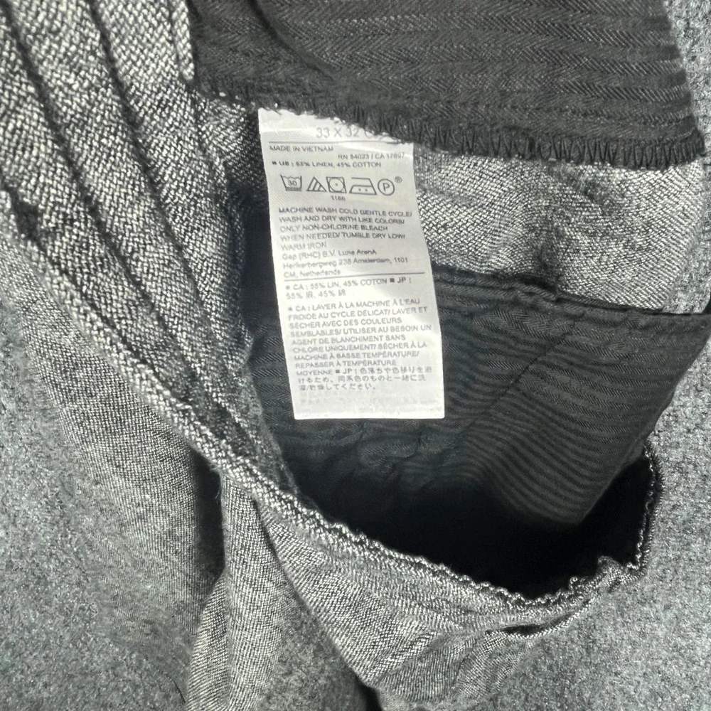 Banana Republic Men's Gray Drawstring Chinos
